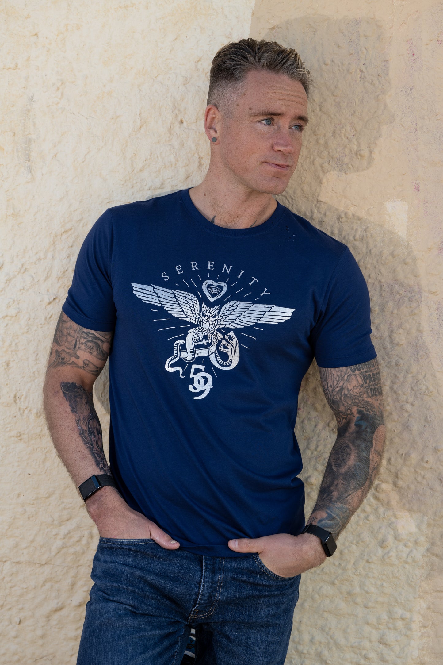 Serenity - Navy Metallic